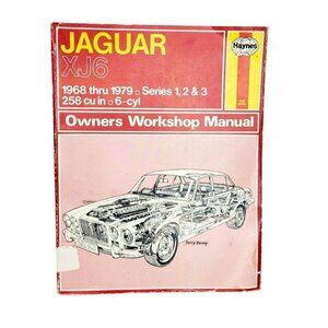 Vintage JAGUAR & Daimler XJ6 1968-1979 Owners Workshop Manual Repair Book